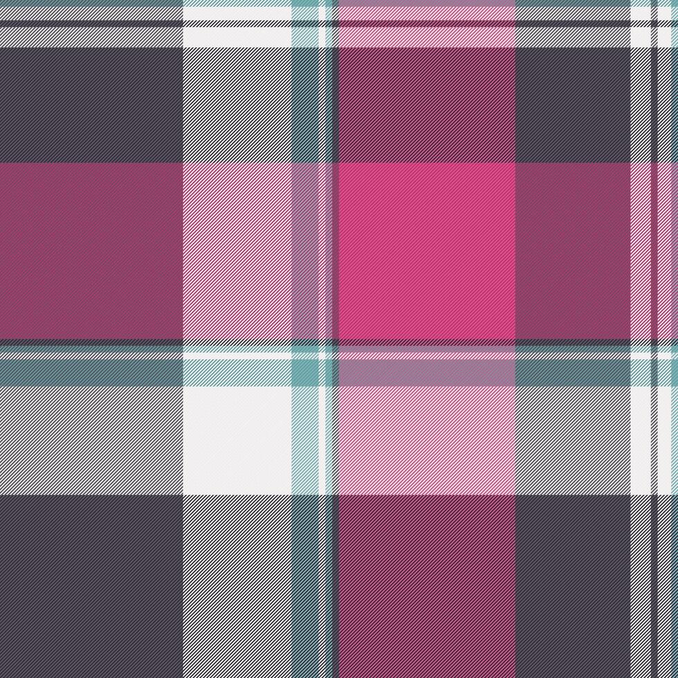 textile modèle en tissu de tartan Contexte sans couture avec une vecteur texture plaid vérifier.