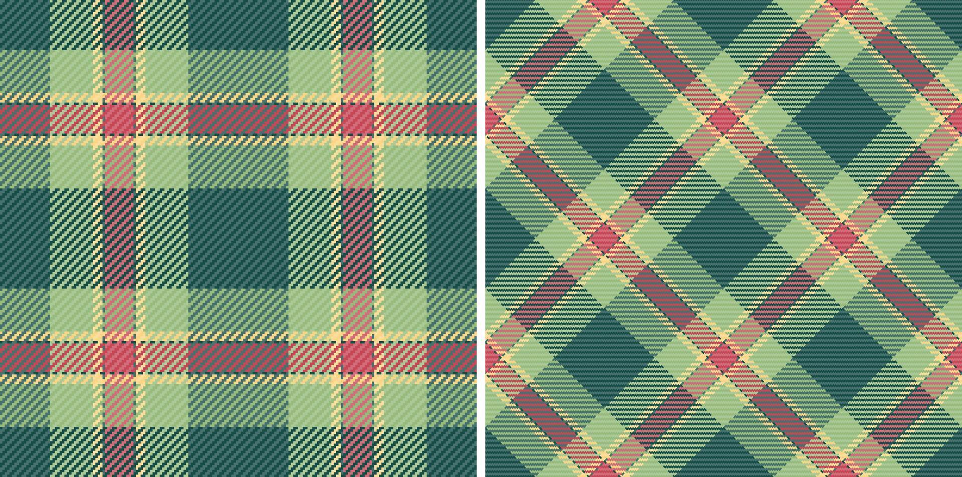 texture modèle textile de Contexte plaid en tissu avec une sans couture vérifier vecteur tartan. ensemble dans nourriture couleurs. élégant nappes pour spécial reprises.