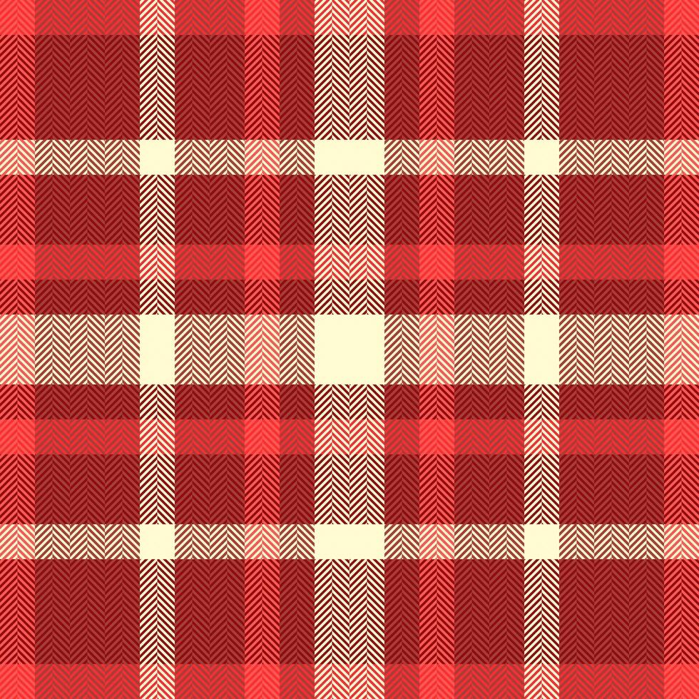 remplage plaid vecteur vérifier, la créativité en tissu sans couture textile. composition Contexte tartan modèle texture dans rouge et lumière verge d'or Jaune couleurs.