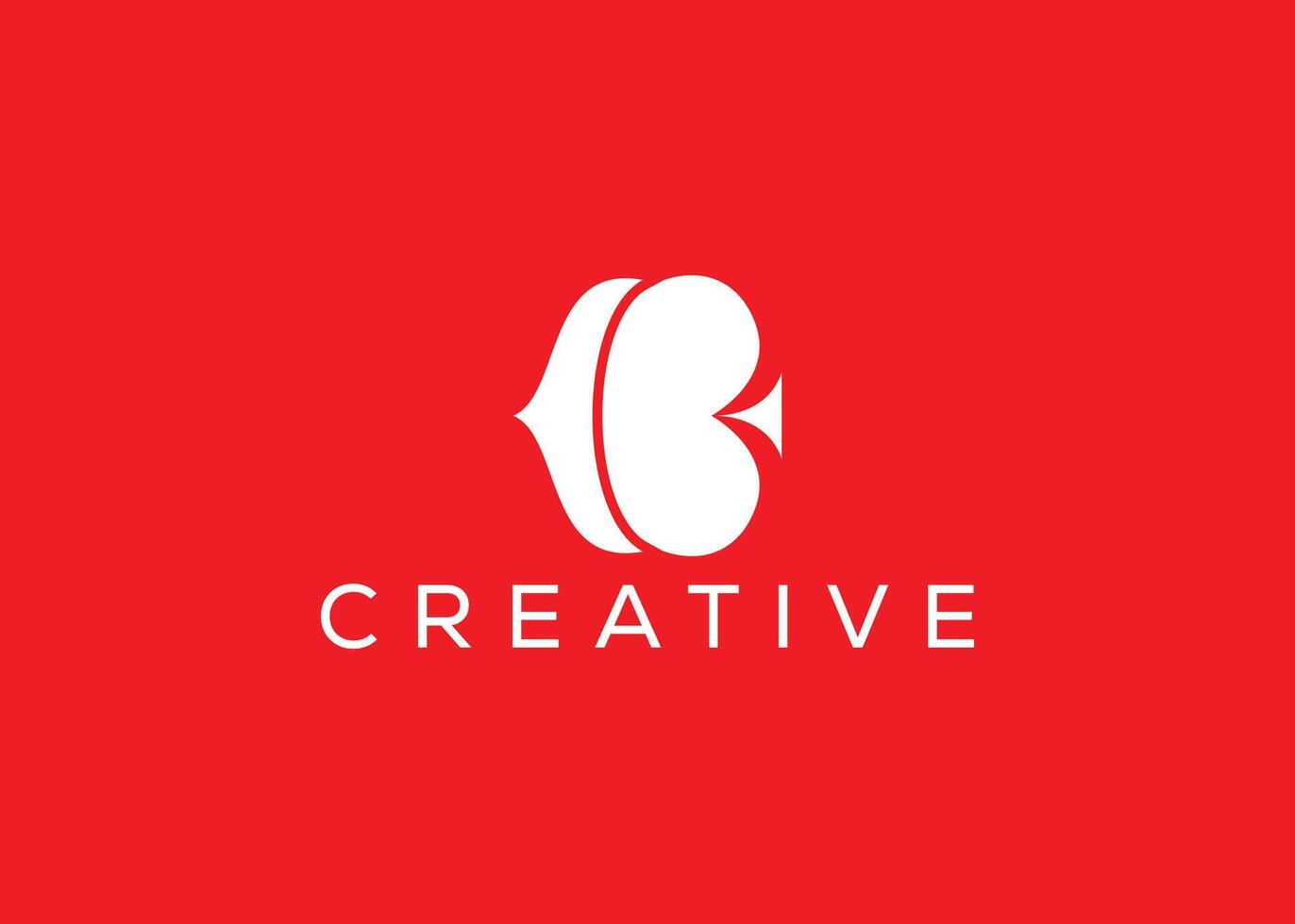 Créatif et minimal lettre b ace logo vecteur modèle. abstrait b ace logo