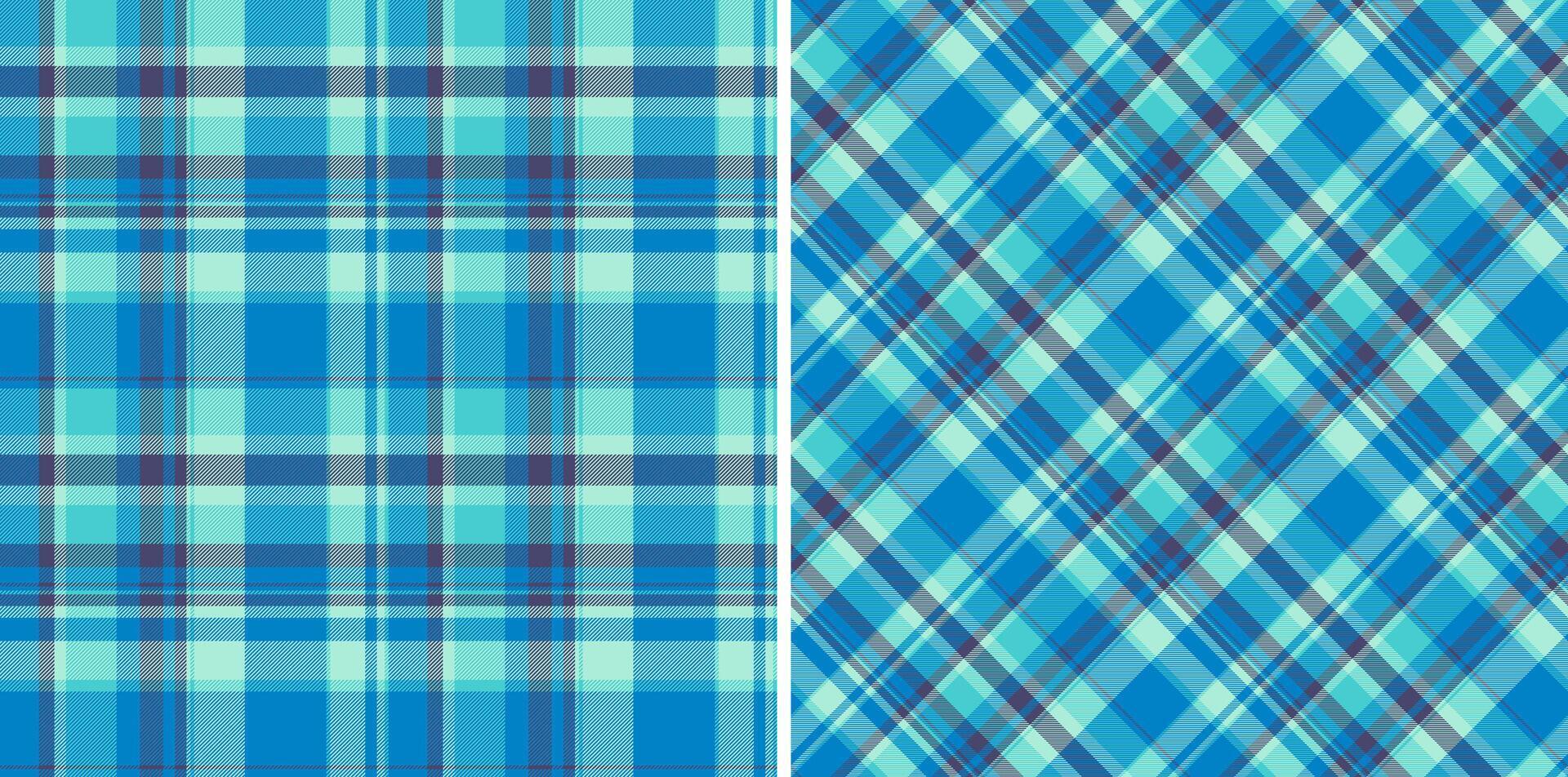 en tissu tartan Contexte de sans couture texture modèle avec une vérifier plaid vecteur textile. ensemble dans du froid couleurs. branché tous les jours Sacs pour femmes.