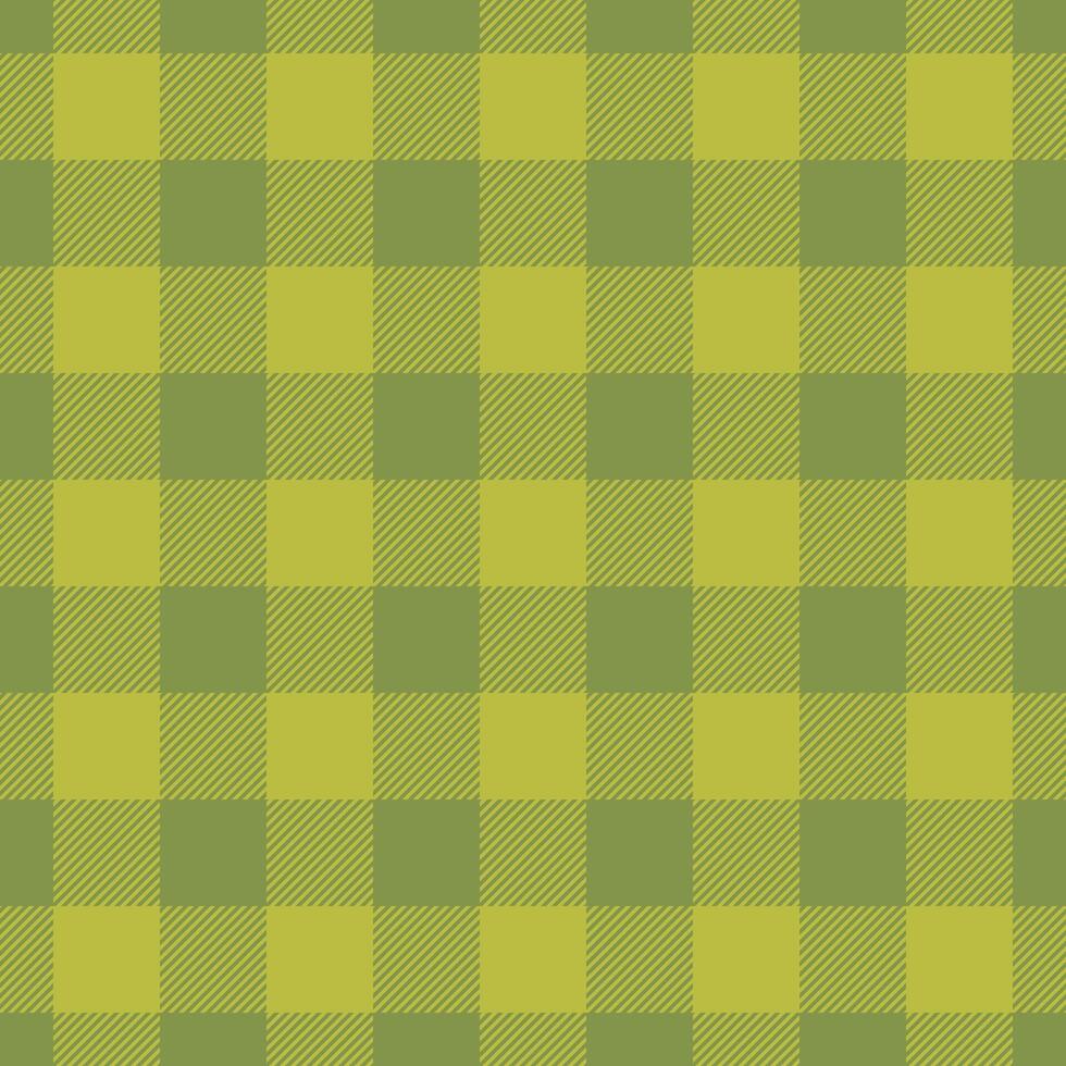 en forme textile en tissu vecteur, mélanger vérifier tartan modèle. tenue plaid sans couture texture Contexte dans citron vert couleur. vecteur