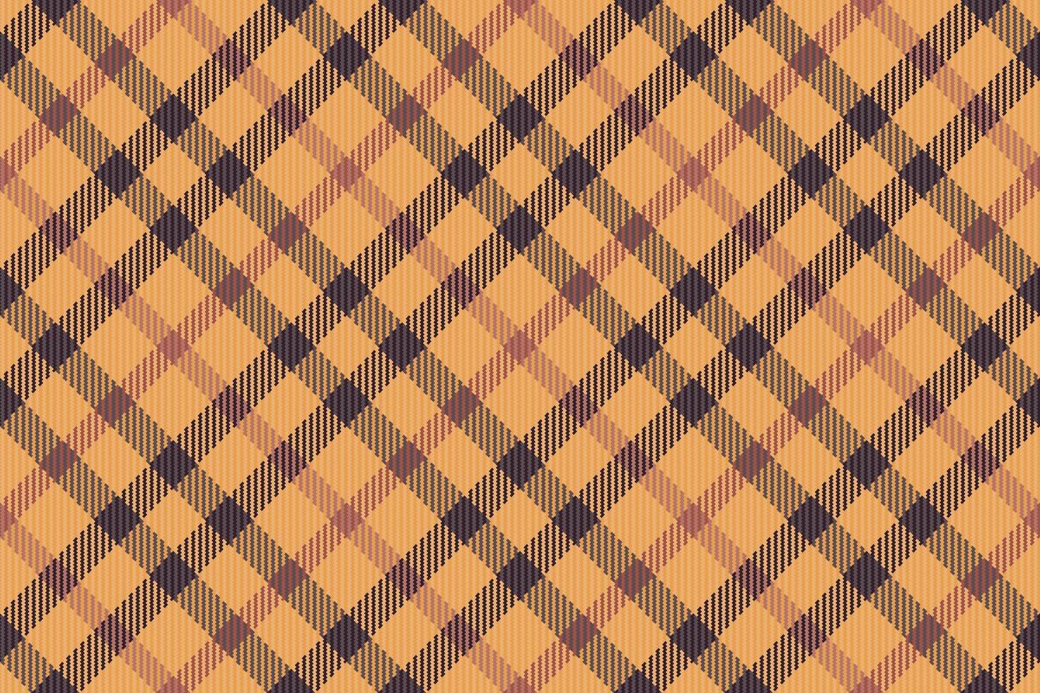 achat sans couture vecteur modèle, jeunesse en tissu tartan texture. Noël carte plaid vérifier textile Contexte dans Orange et pastel couleurs.