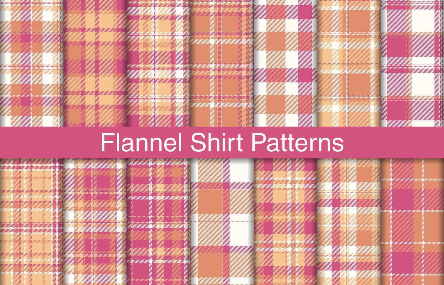 flanelle plaid liasses, textile conception, à carreaux en tissu modèle pour chemise, robe, costume, emballage papier imprimer, invitation et cadeau carte. vecteur