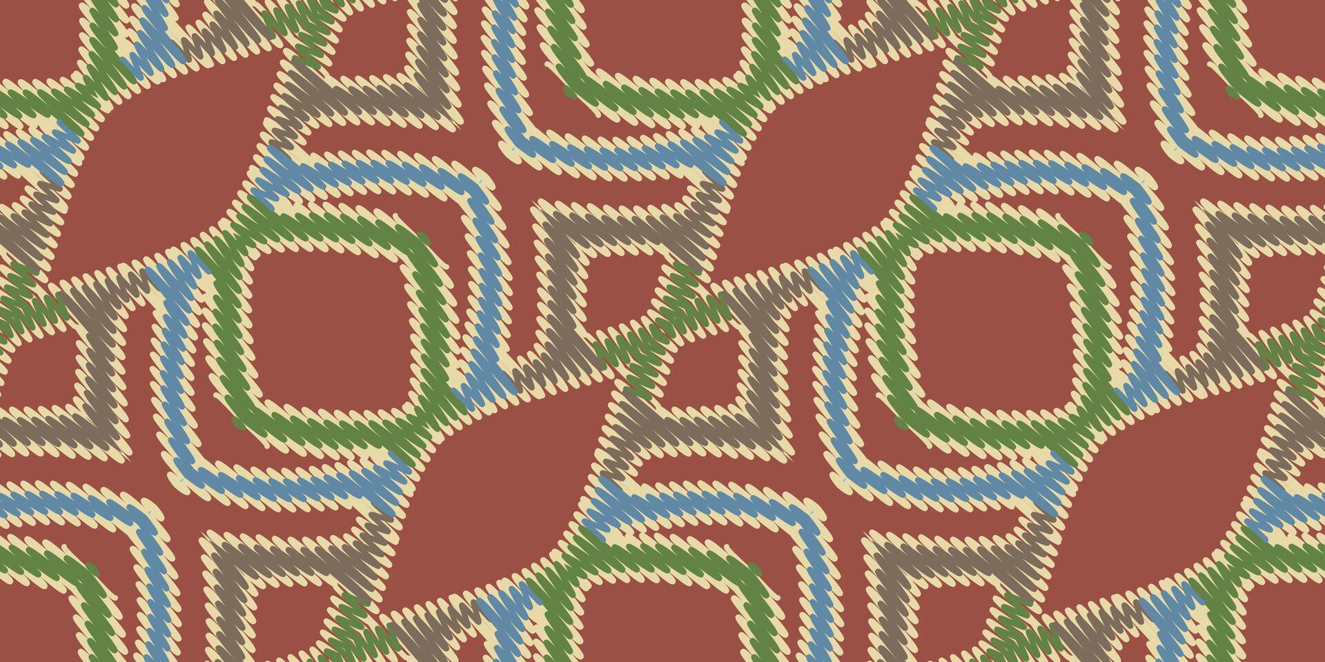 africain ikat paisley broderie. géométrique ethnique Oriental sans couture modèle traditionnel Contexte. aztèque style abstrait vecteur illustration. conception pour texture, tissu, vêtements, emballage, tapis.