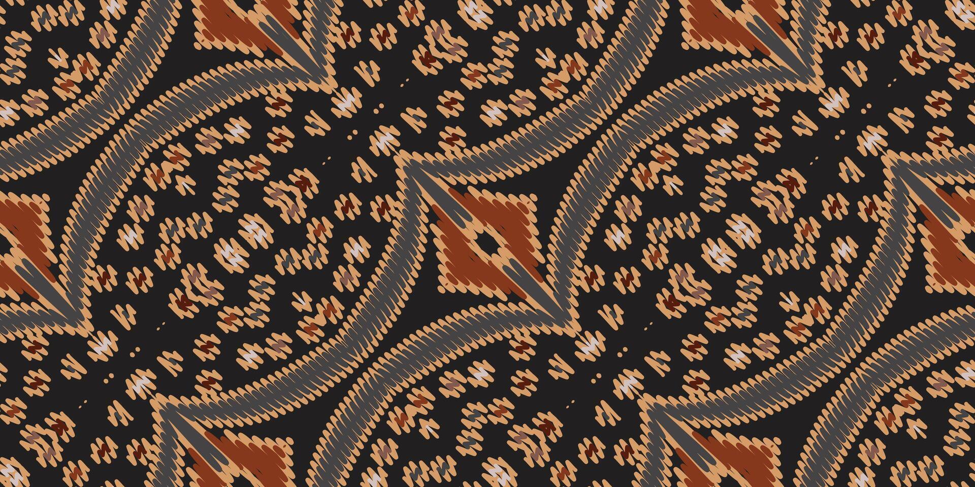 baroque modèle sans couture australien Aborigène modèle motif broderie, ikat broderie vecteur conception pour impression dentelle modèle turc céramique ancien Egypte art jacquard modèle