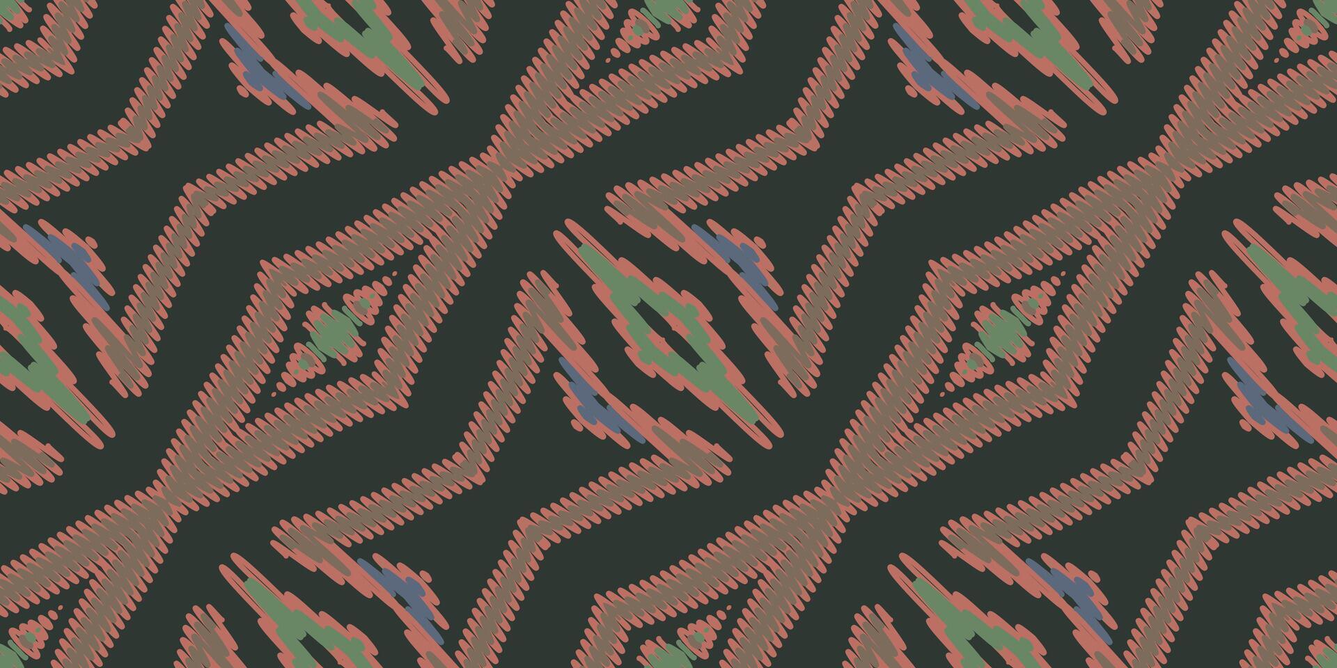 africain ikat paisley broderie. géométrique ethnique Oriental sans couture modèle traditionnel Contexte. aztèque style abstrait vecteur illustration. conception pour texture, tissu, vêtements, emballage, tapis.