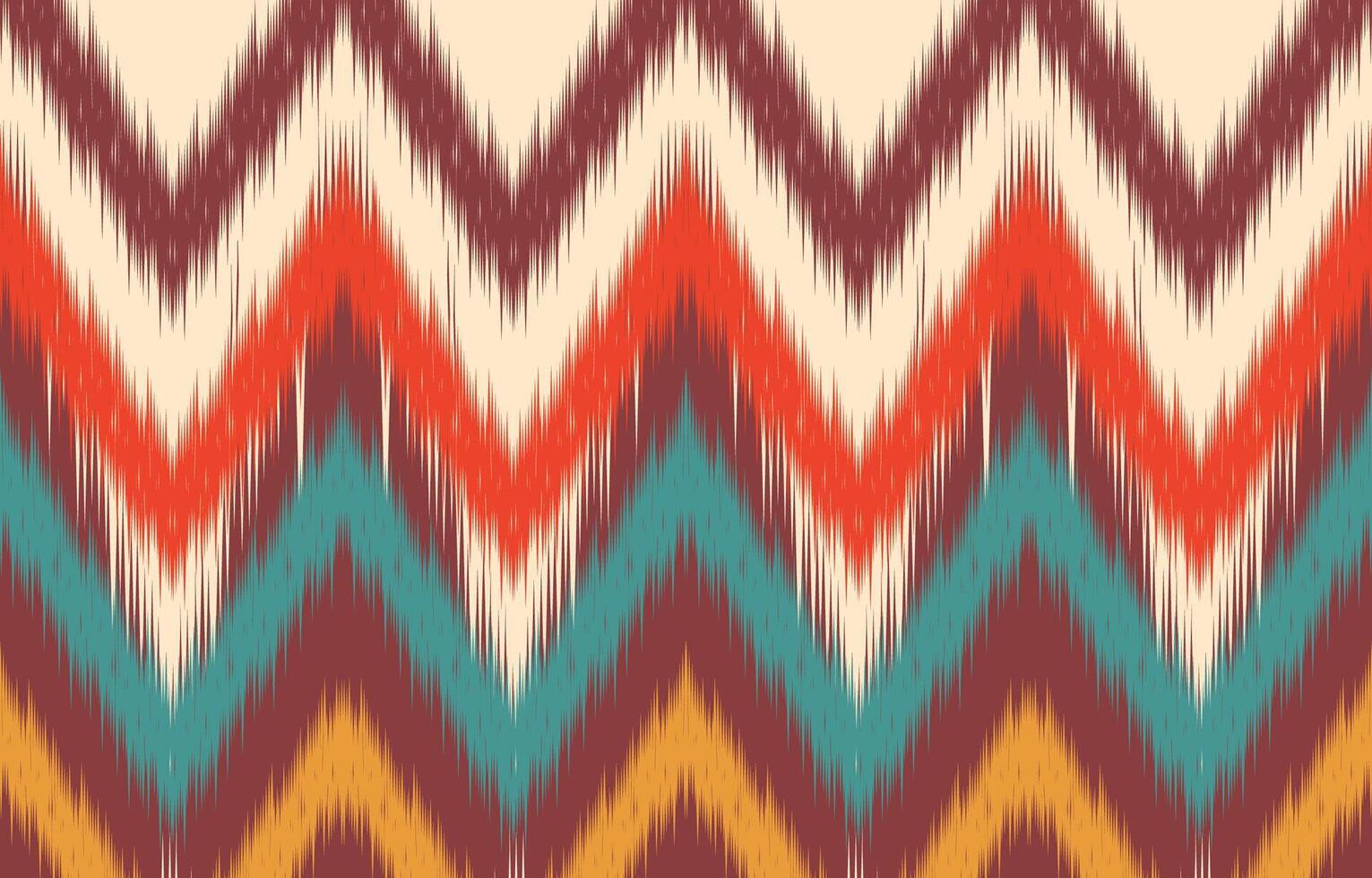 ethnique abstrait ikat art. aztèque ornement imprimer. géométrique ethnique modèle sans couture Couleur Oriental. conception pour Contexte ,rideau, tapis, fond d'écran, vêtements, emballage, batique, vecteur illustration.