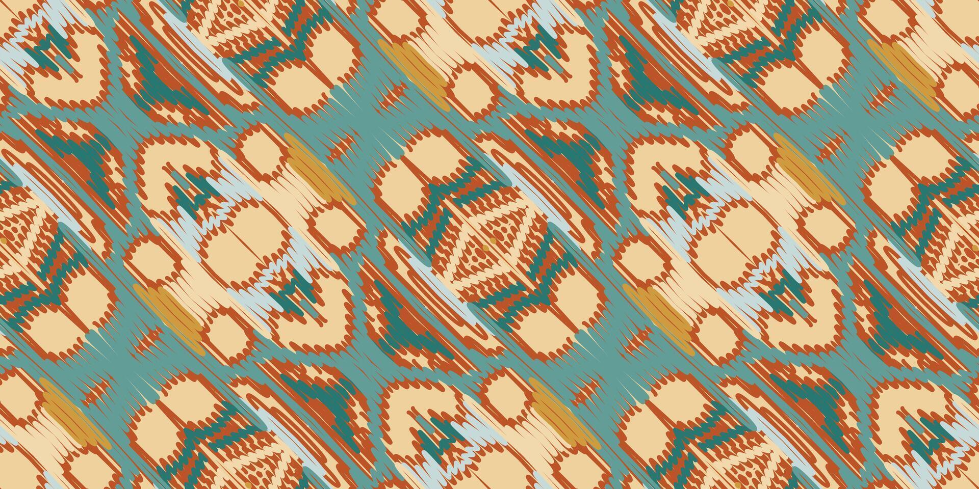 africain ikat paisley broderie. géométrique ethnique Oriental sans couture modèle traditionnel Contexte. aztèque style abstrait vecteur illustration. conception pour texture, tissu, vêtements, emballage, tapis.