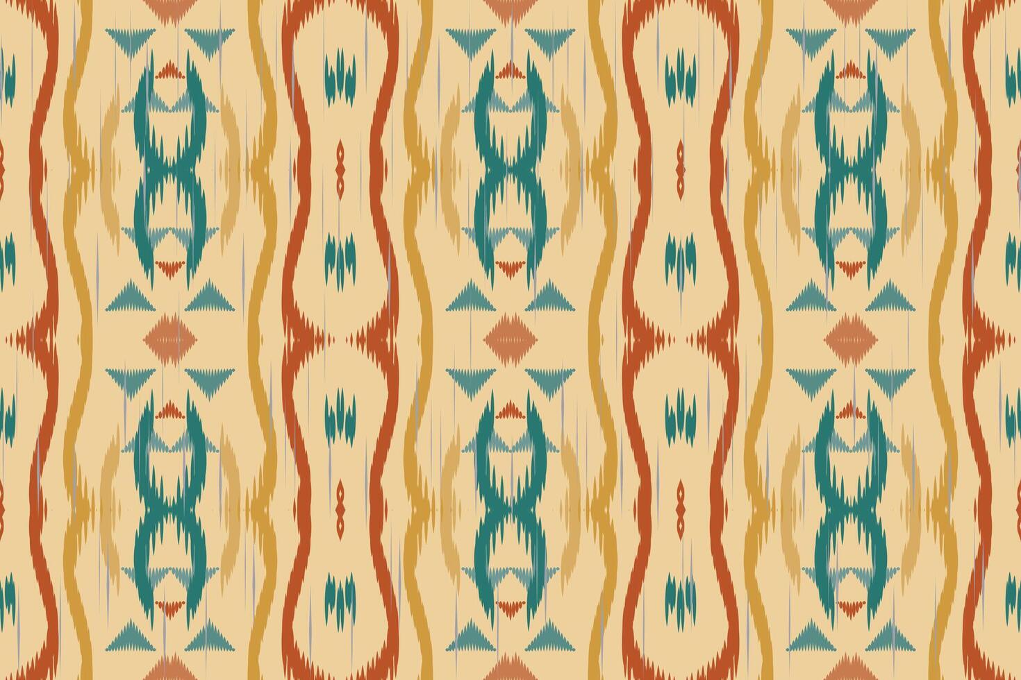 ikat floral paisley broderie sur blanc background.ikat ethnique Oriental modèle traditionnel.aztèque style abstrait vecteur illustration.design pour texture,tissu,habillement,emballage,décoration,écharpe,tapis