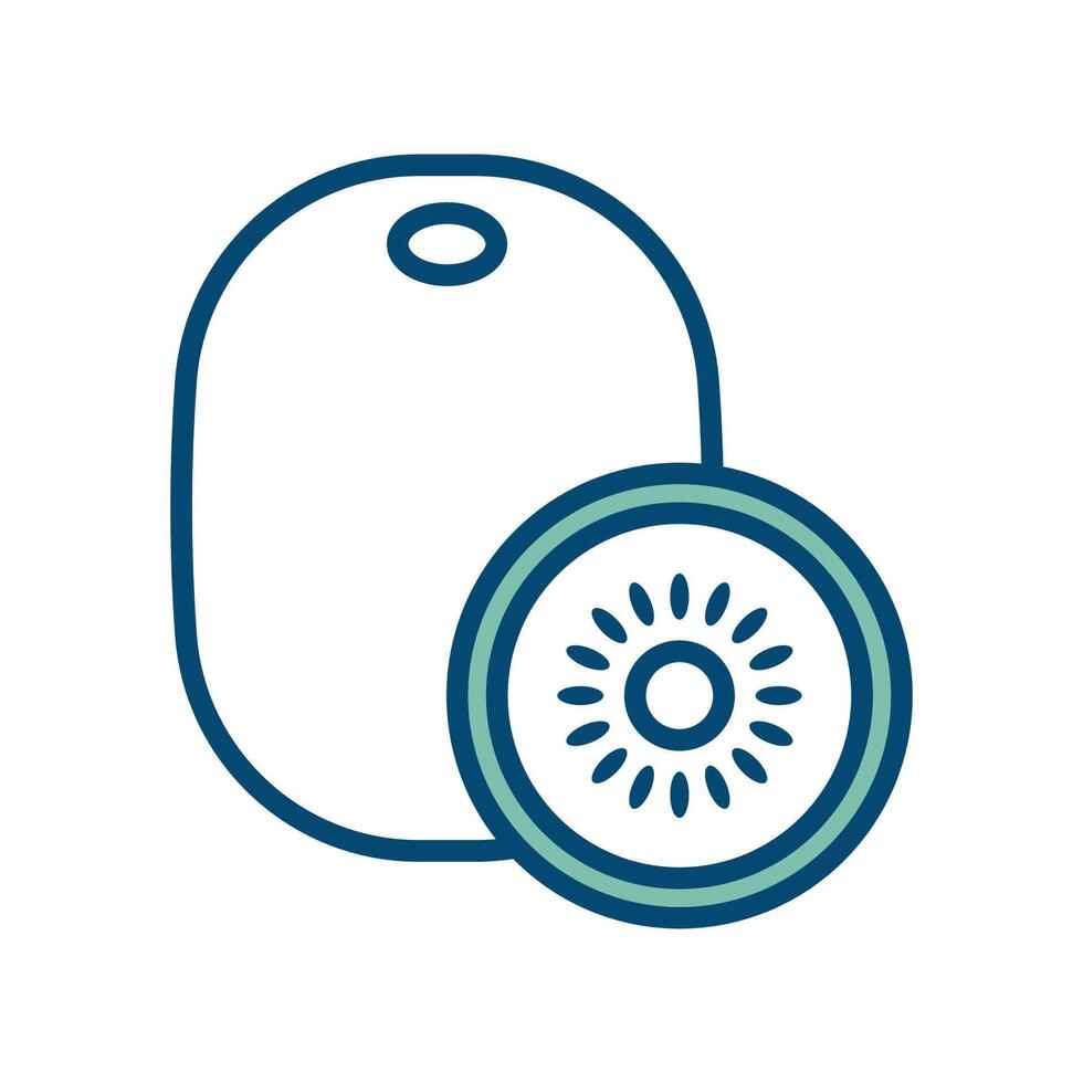 kiwi fruit icône vecteur conception modèle dans blanc Contexte