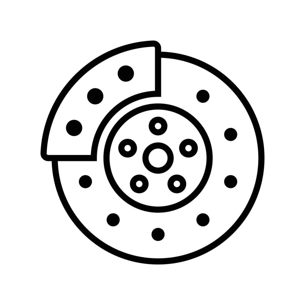 frein icône vecteur conception modèle dans blanc arrière-plan