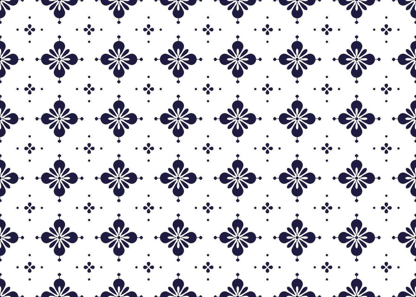 géométrique symbole fleur ethnique en tissu sans couture modèle pour tissu tapis fond d'écran Contexte emballage etc. vecteur