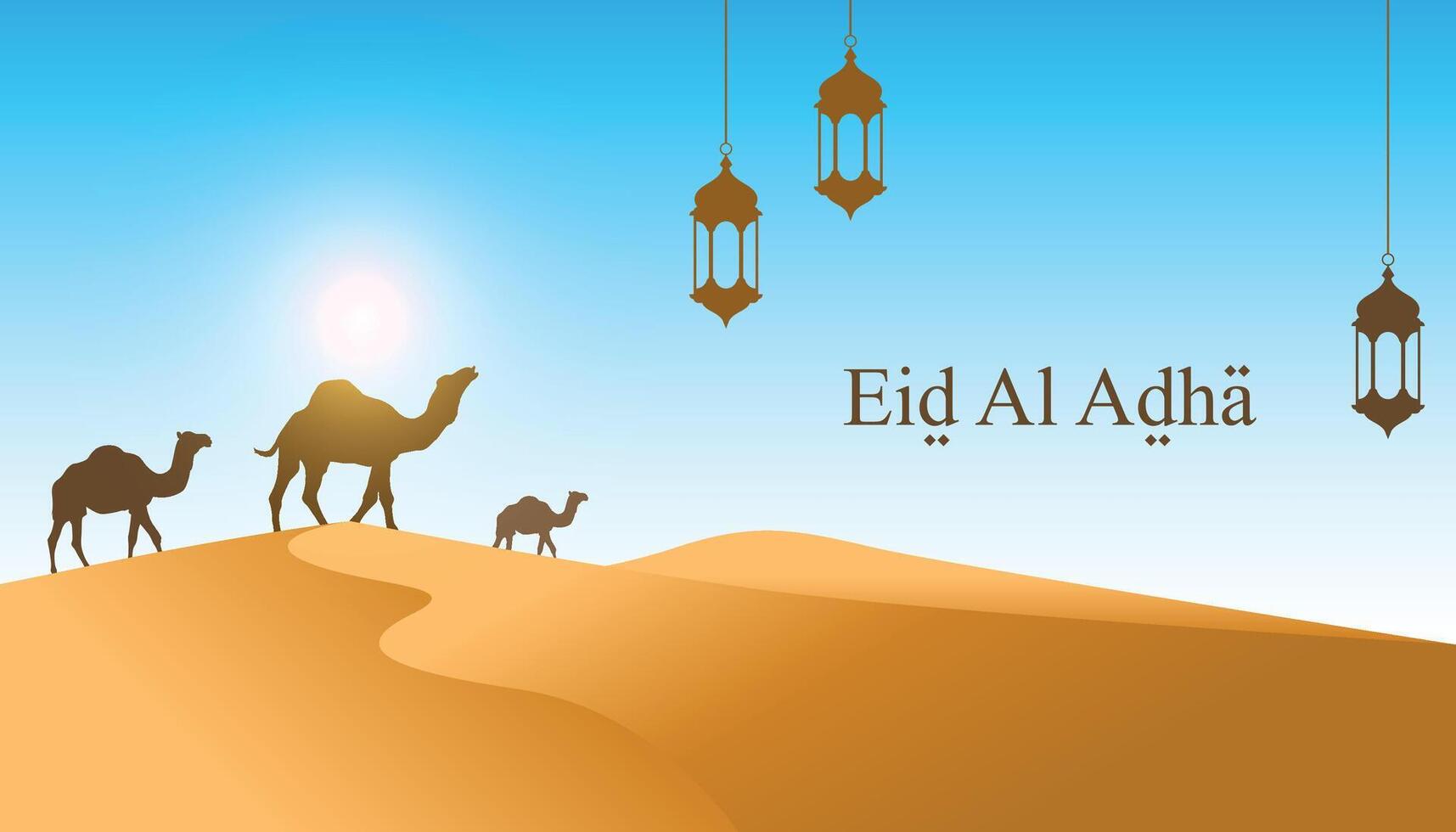 illustration vecteur graphique de eid Al adha parfait pour Contexte conception