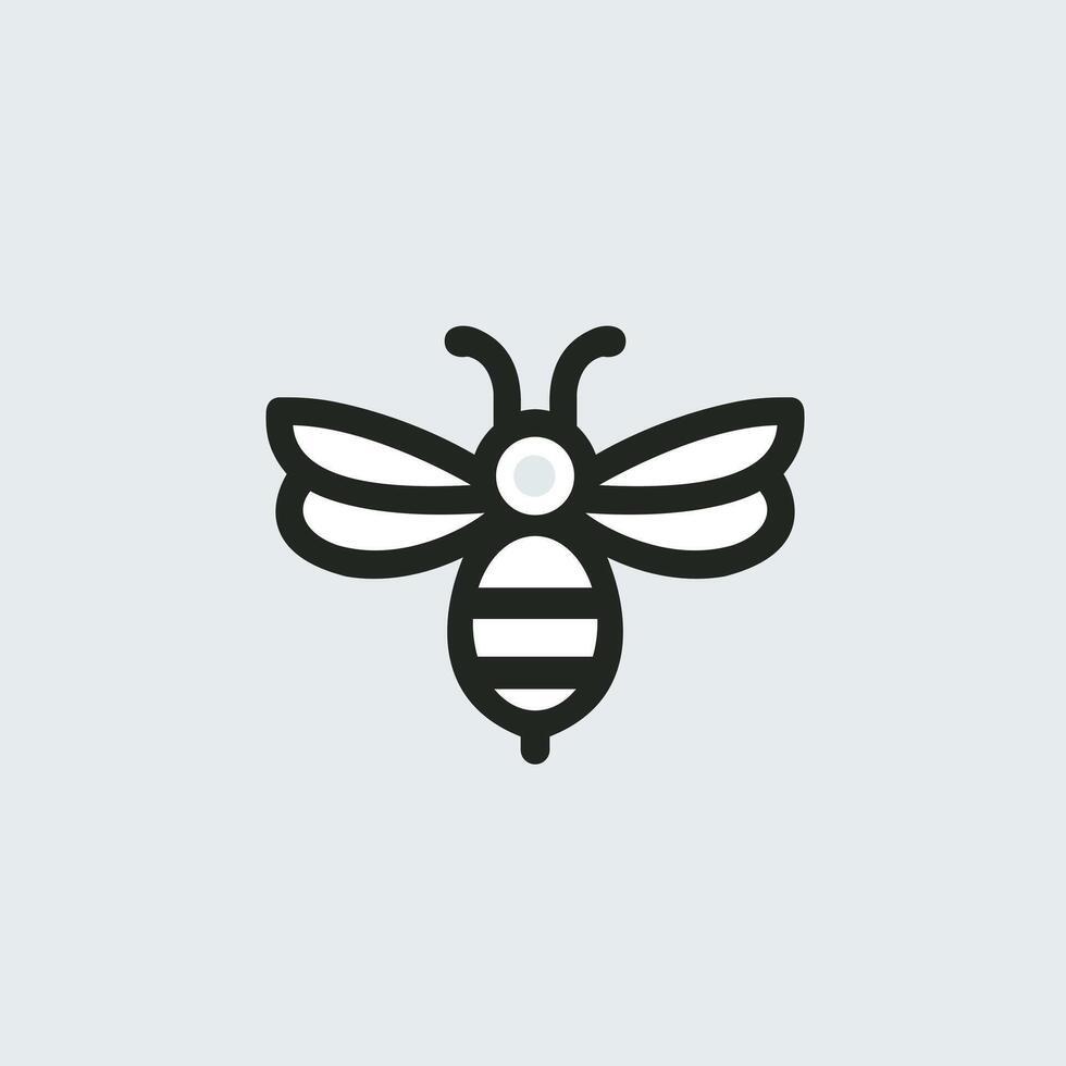 illustration vectorielle d'abeille vecteur