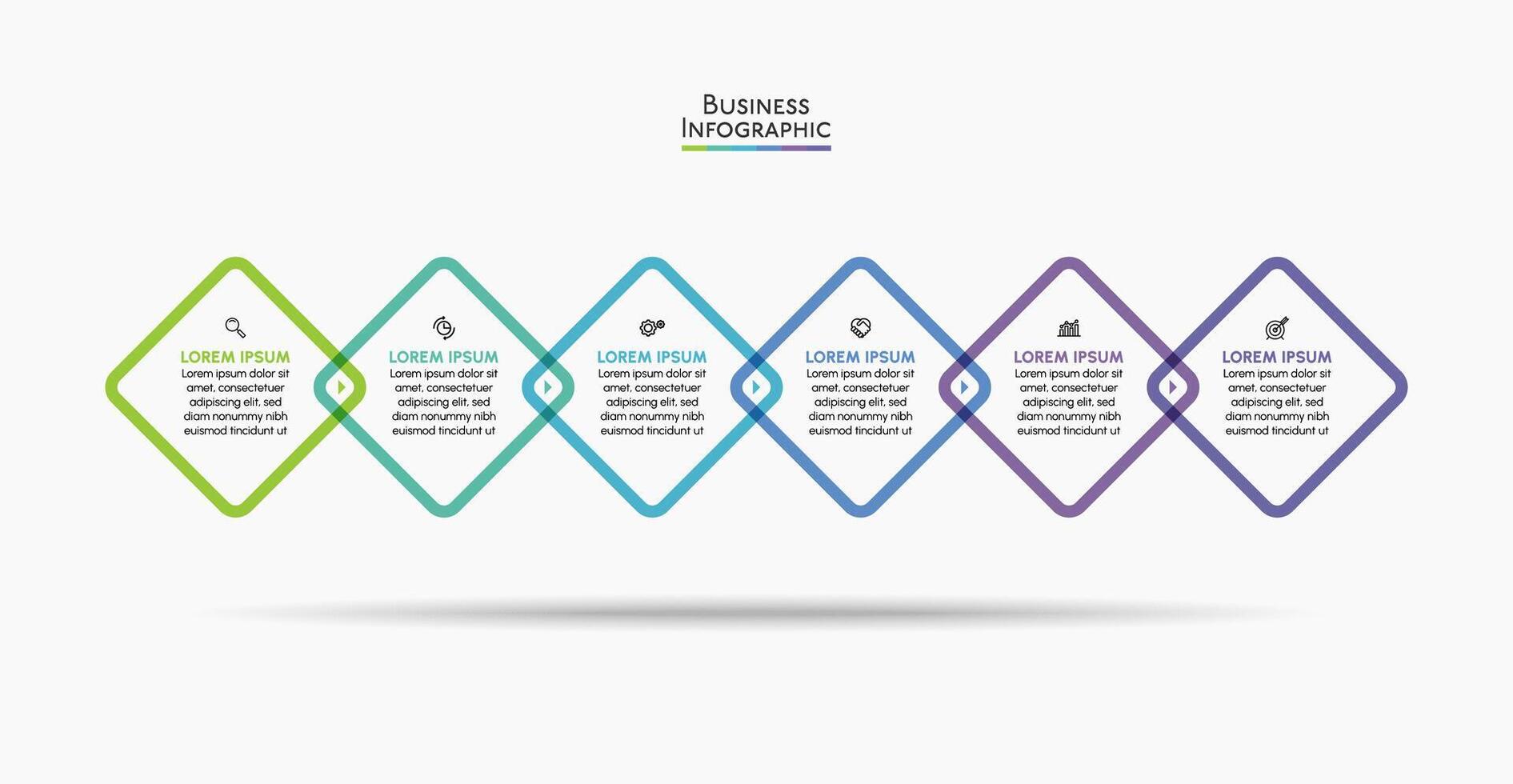 modèle d'infographie de présentation entreprise vecteur