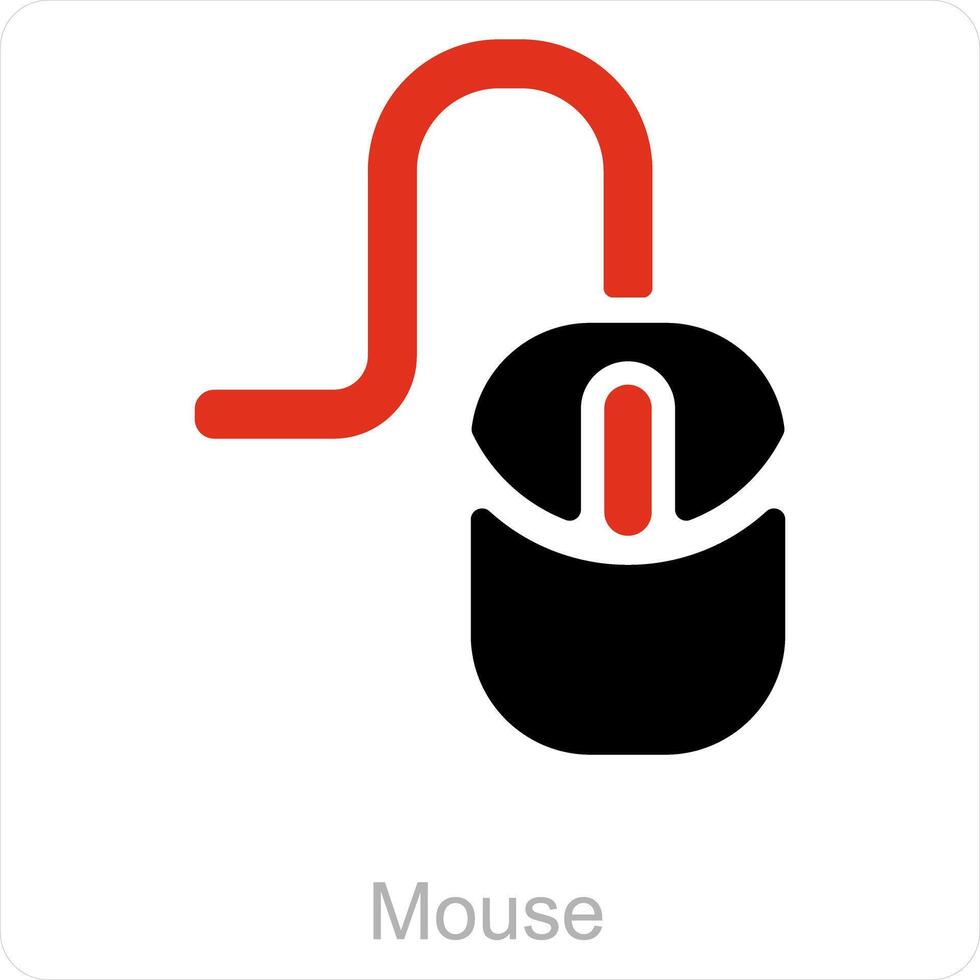 Souris et éducation icône concept vecteur