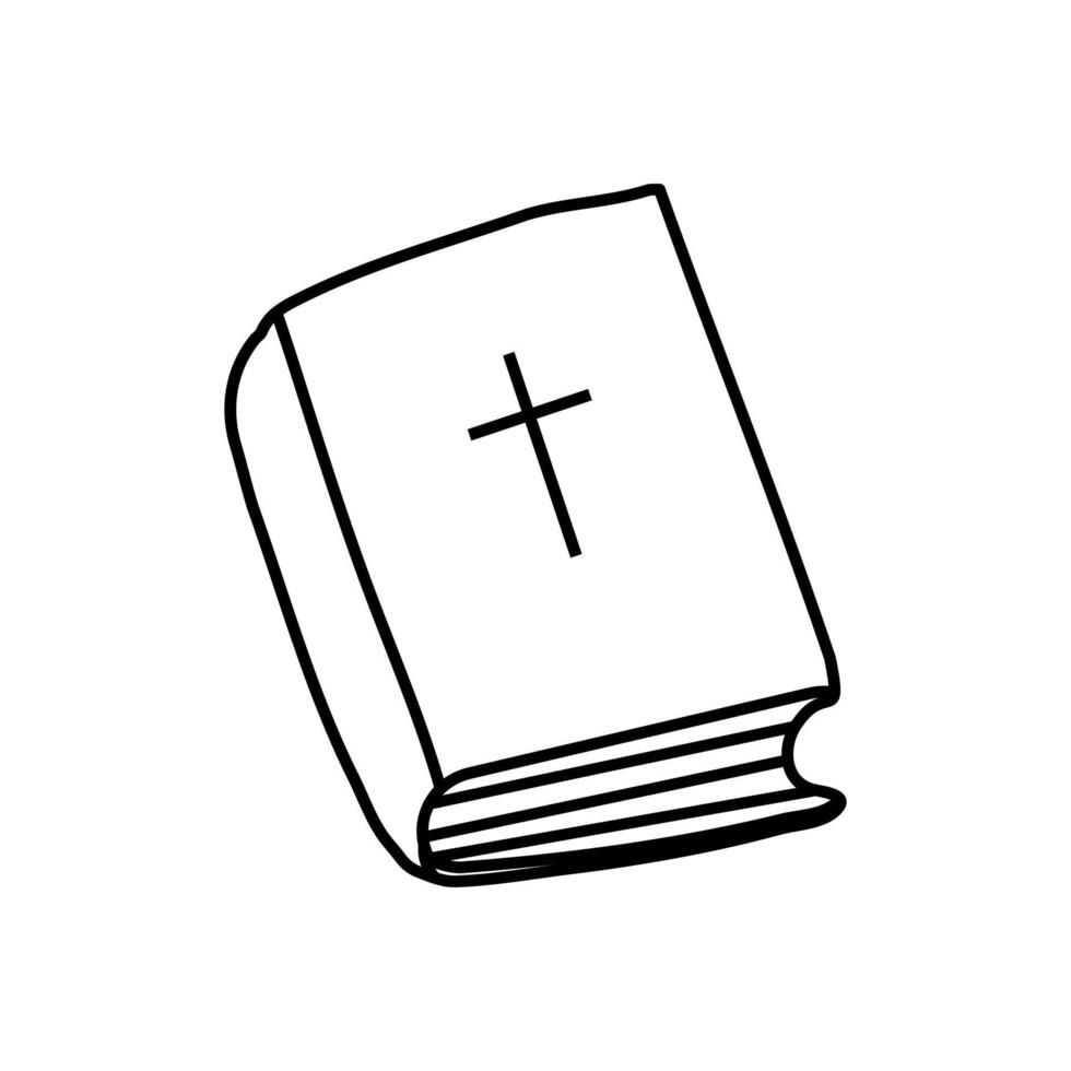 Bible vecteur illustration dans griffonnage style