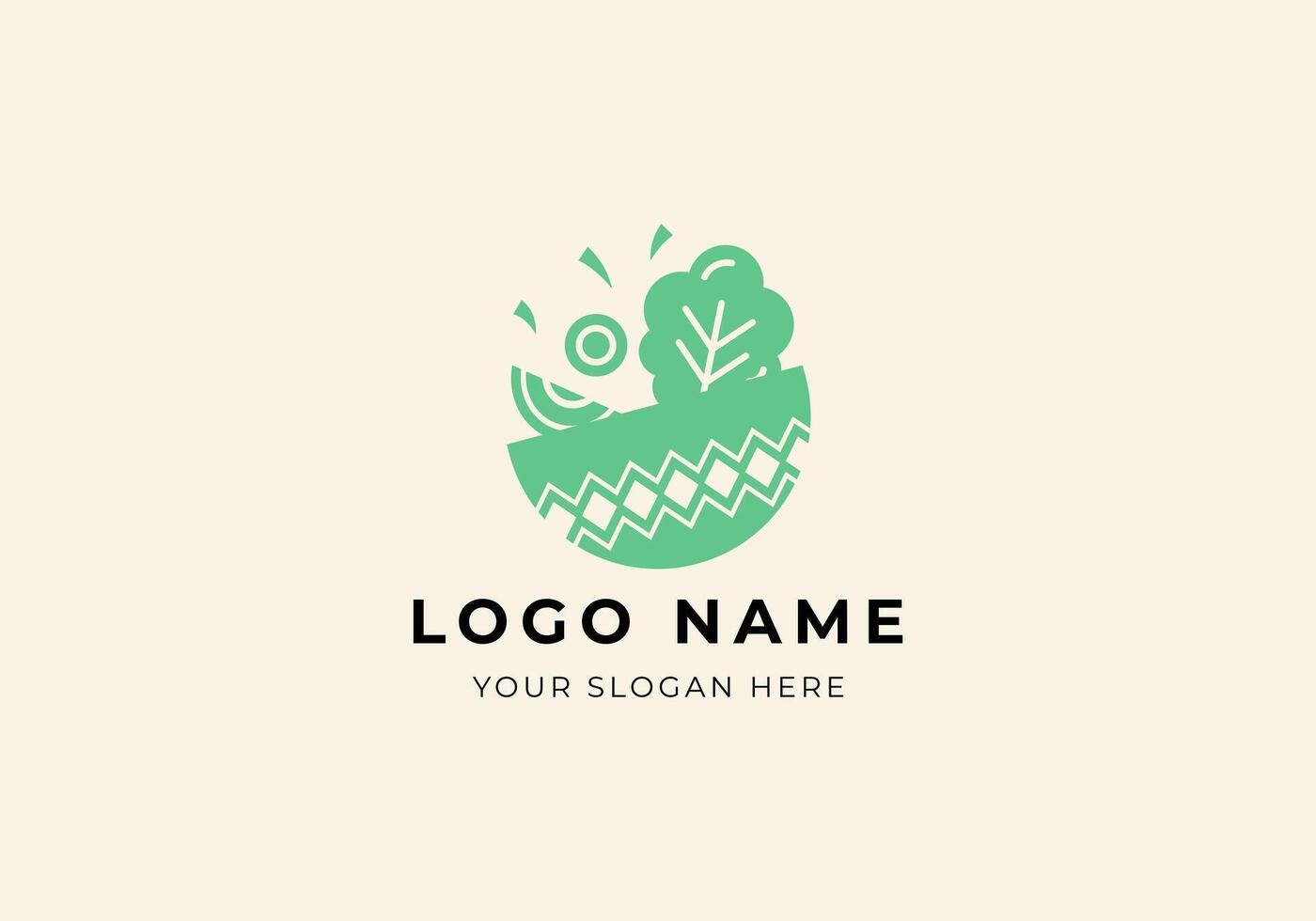 logo bol et plante ou légume, végétarien concept. moderne et minimaliste logo conception, modifiable Couleur vecteur