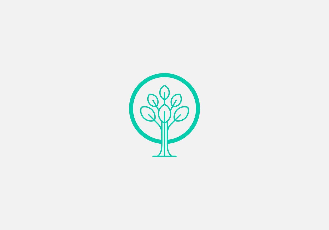 logo ligne fleur feuille jardin et botanique. esthétique et féminin, Facile ligne et luxe moderne. modifiable couleur. vecteur