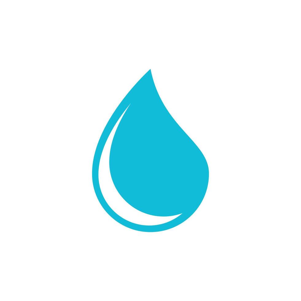création de vecteur de logo illustration goutte d'eau