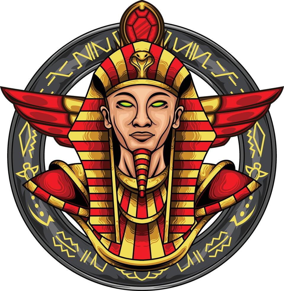 vecteur illustration de ancien pharaon