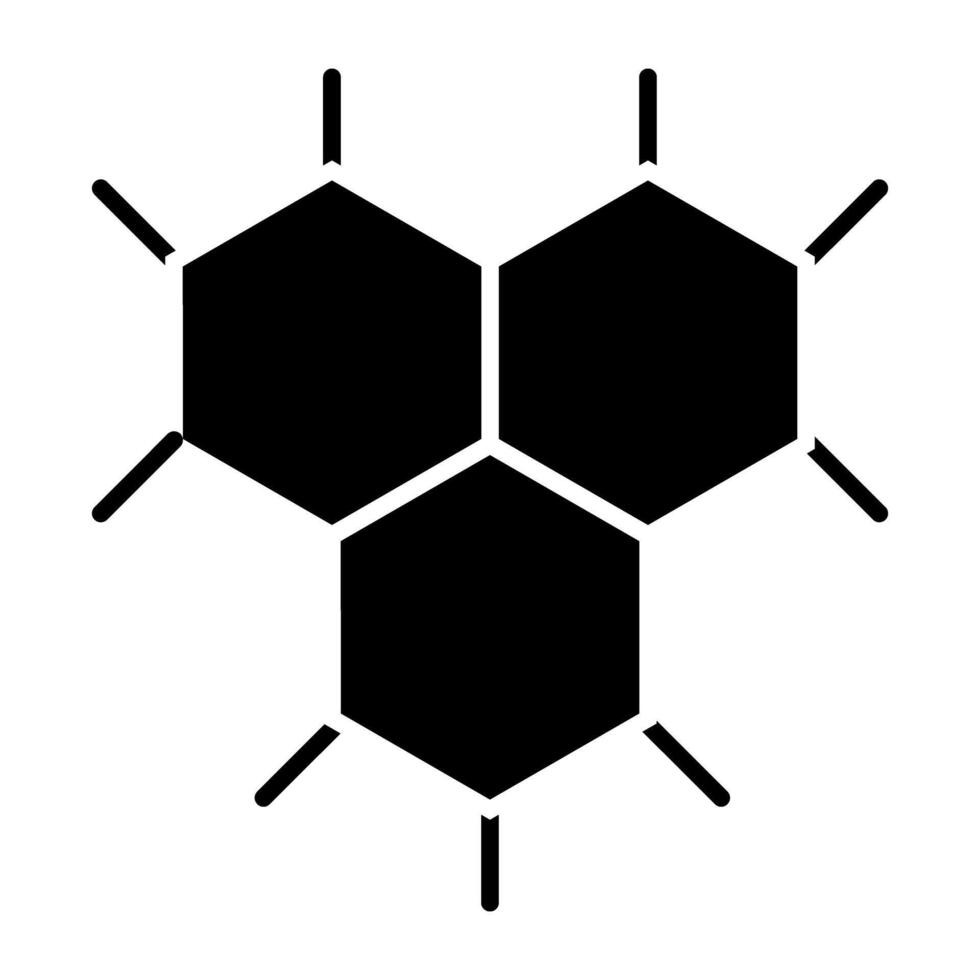 une glyphe conception, icône de composé vecteur