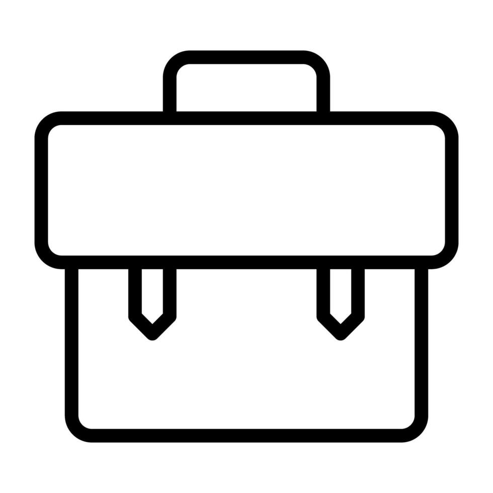 un contour conception, icône de Bureau sac vecteur