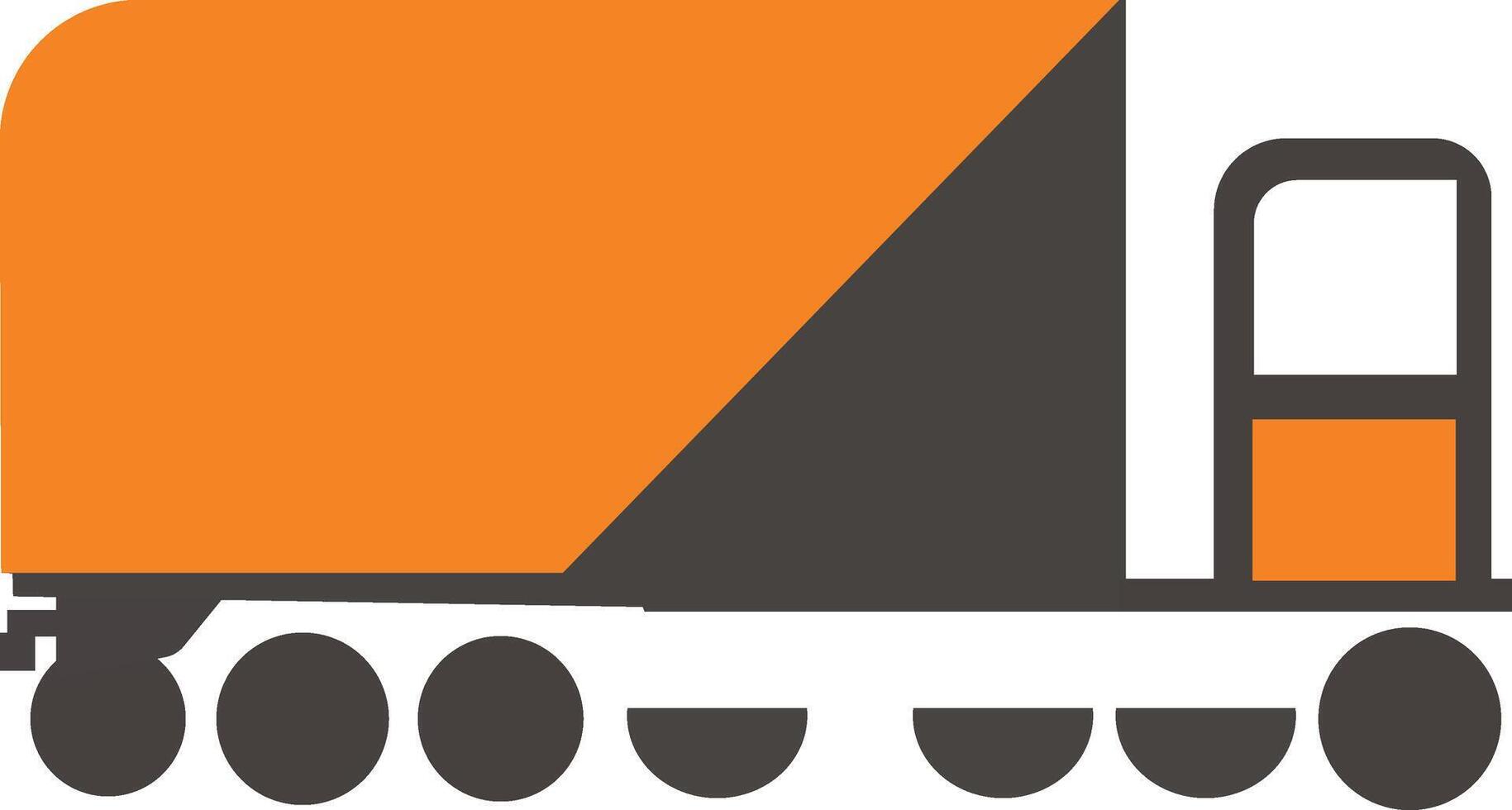 logo de camion de livraison vecteur