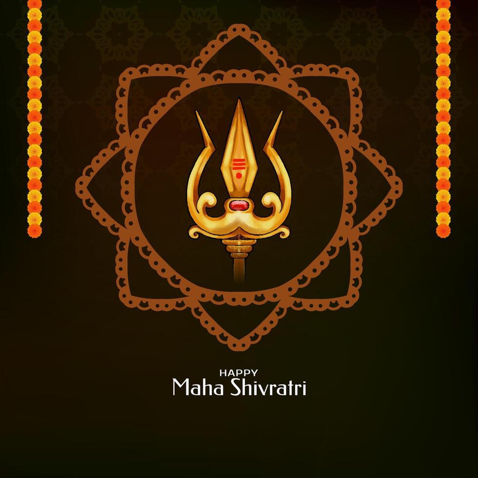 content maha shivratri hindou Festival fête traditionnel Contexte vecteur