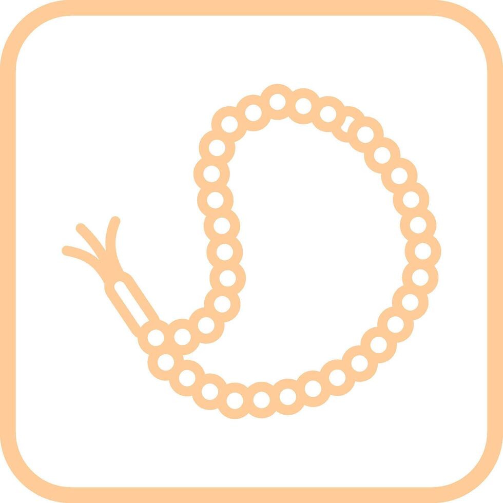 icône de vecteur de perles de prière