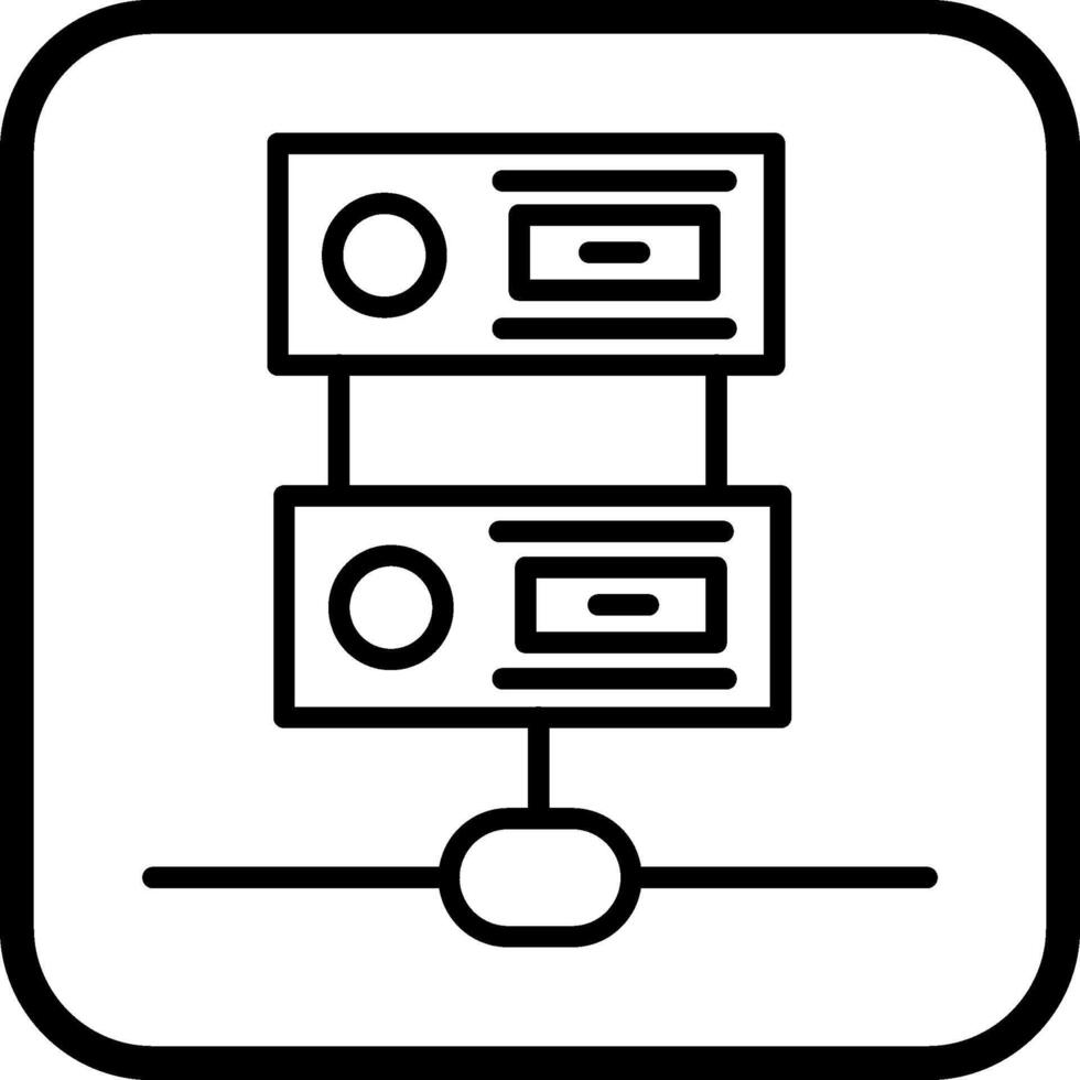 icône de vecteur de serveur