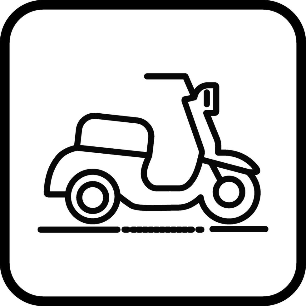 icône de vecteur de scooter