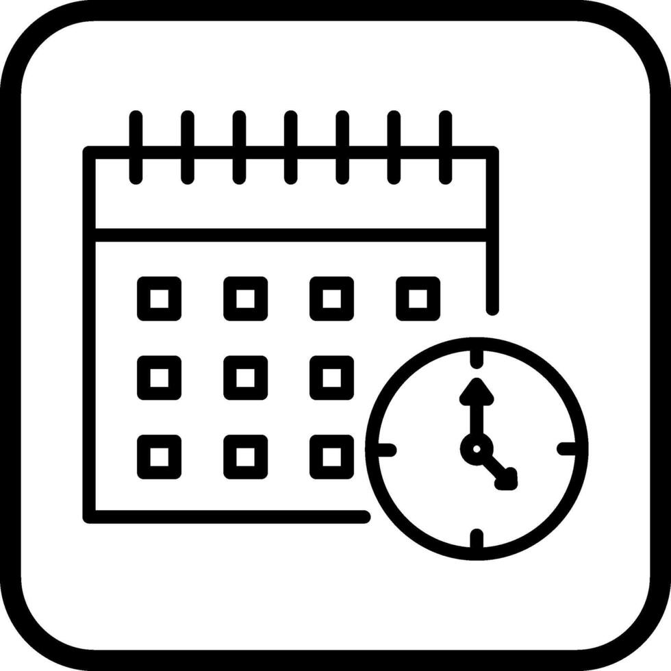 icône de vecteur de temps