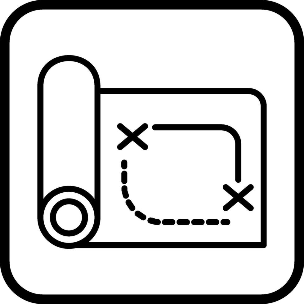 icône de vecteur de carte pirate