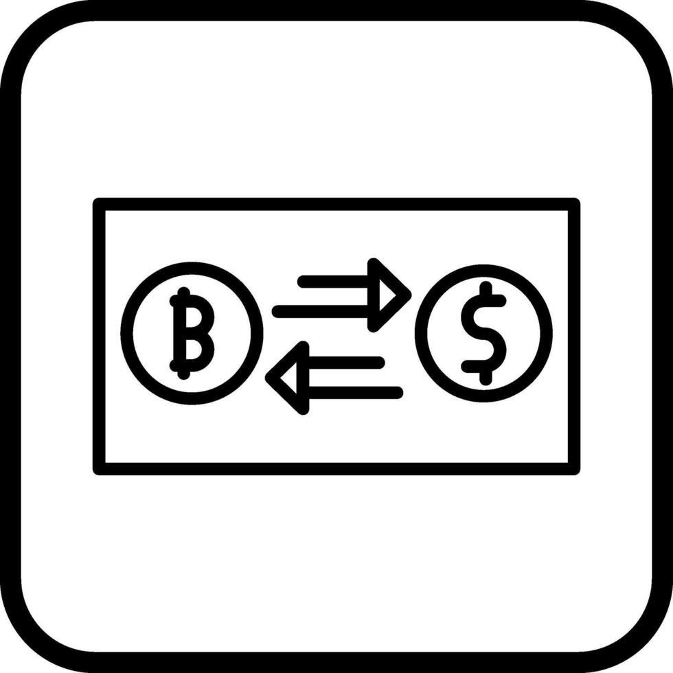 icône de vecteur d'échange d'argent