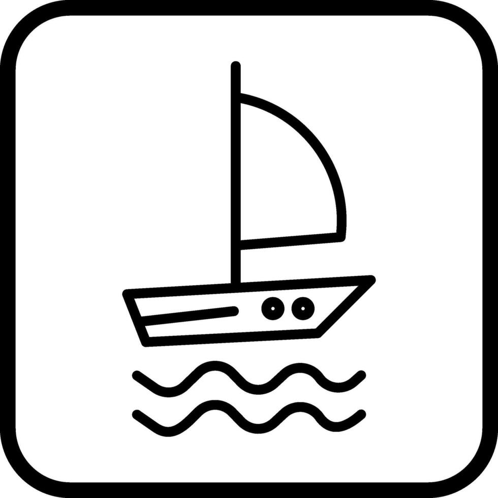 icône de vecteur de bateau