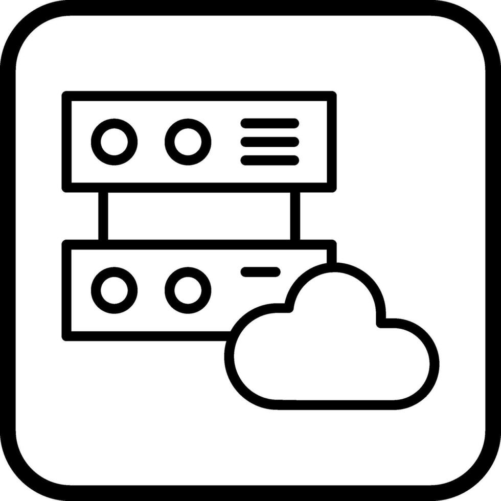 icône de vecteur de serveur