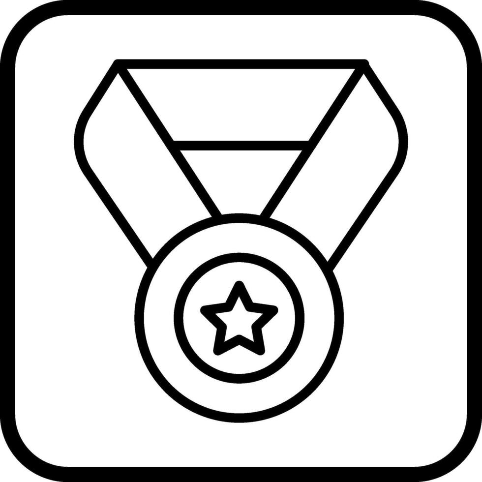 icône de vecteur de médaille