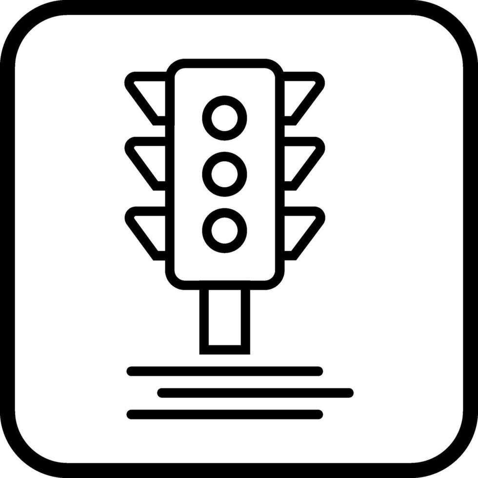 icône de vecteur de signal de trafic
