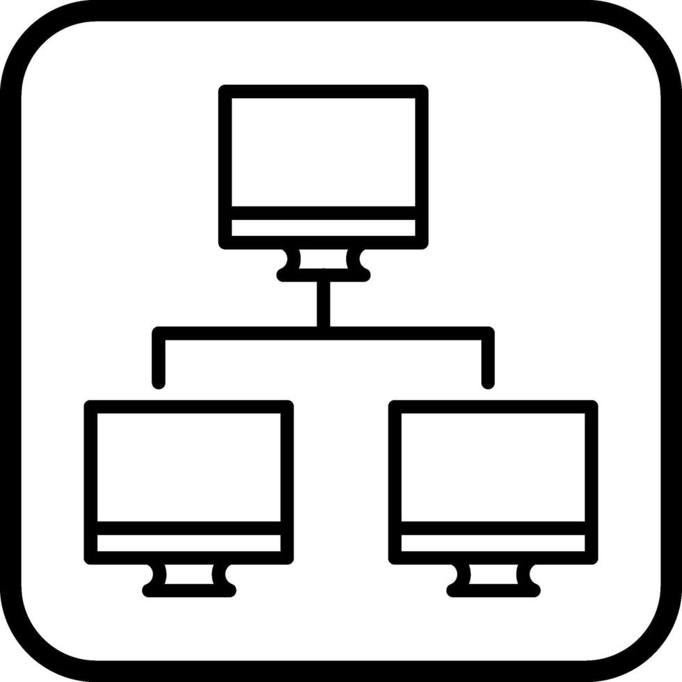 icône de vecteur intranet