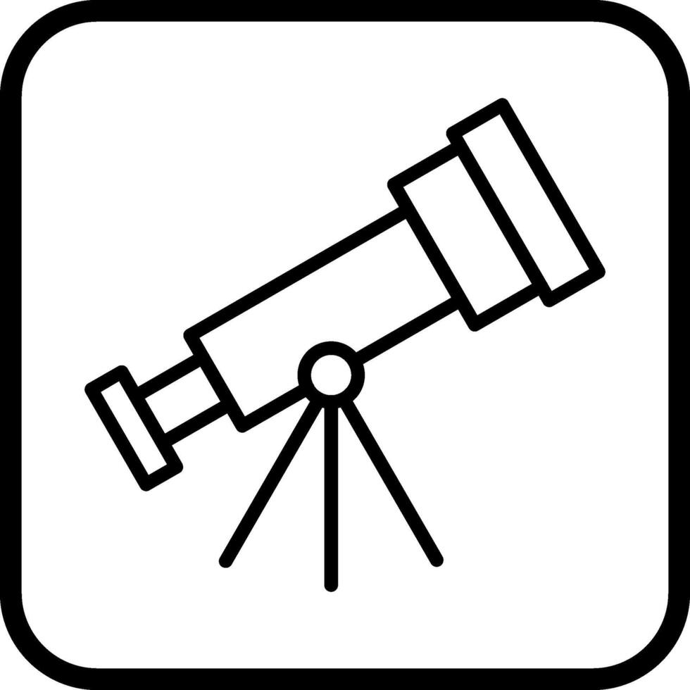 icône de vecteur de télescope