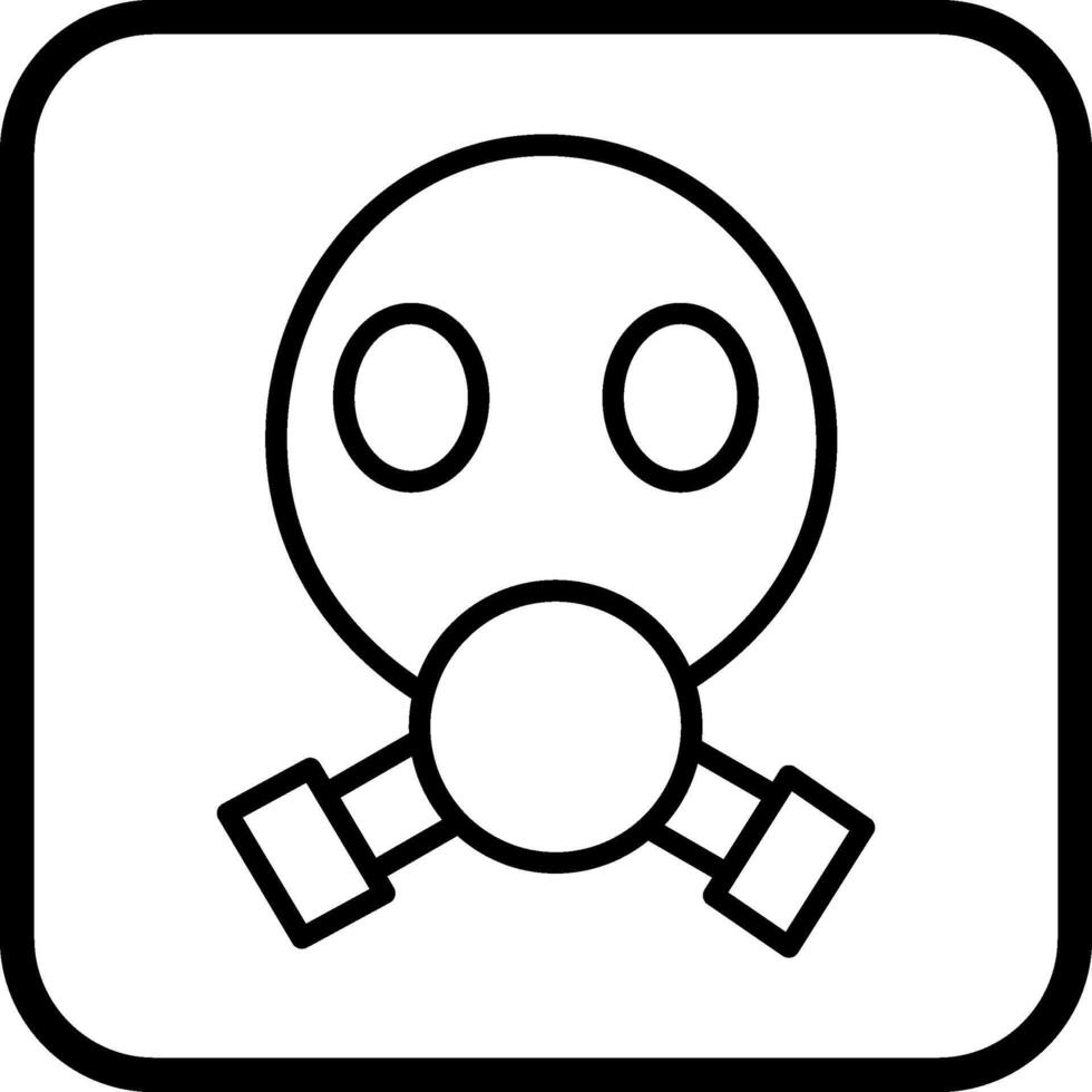 icône de vecteur de gaz toxique