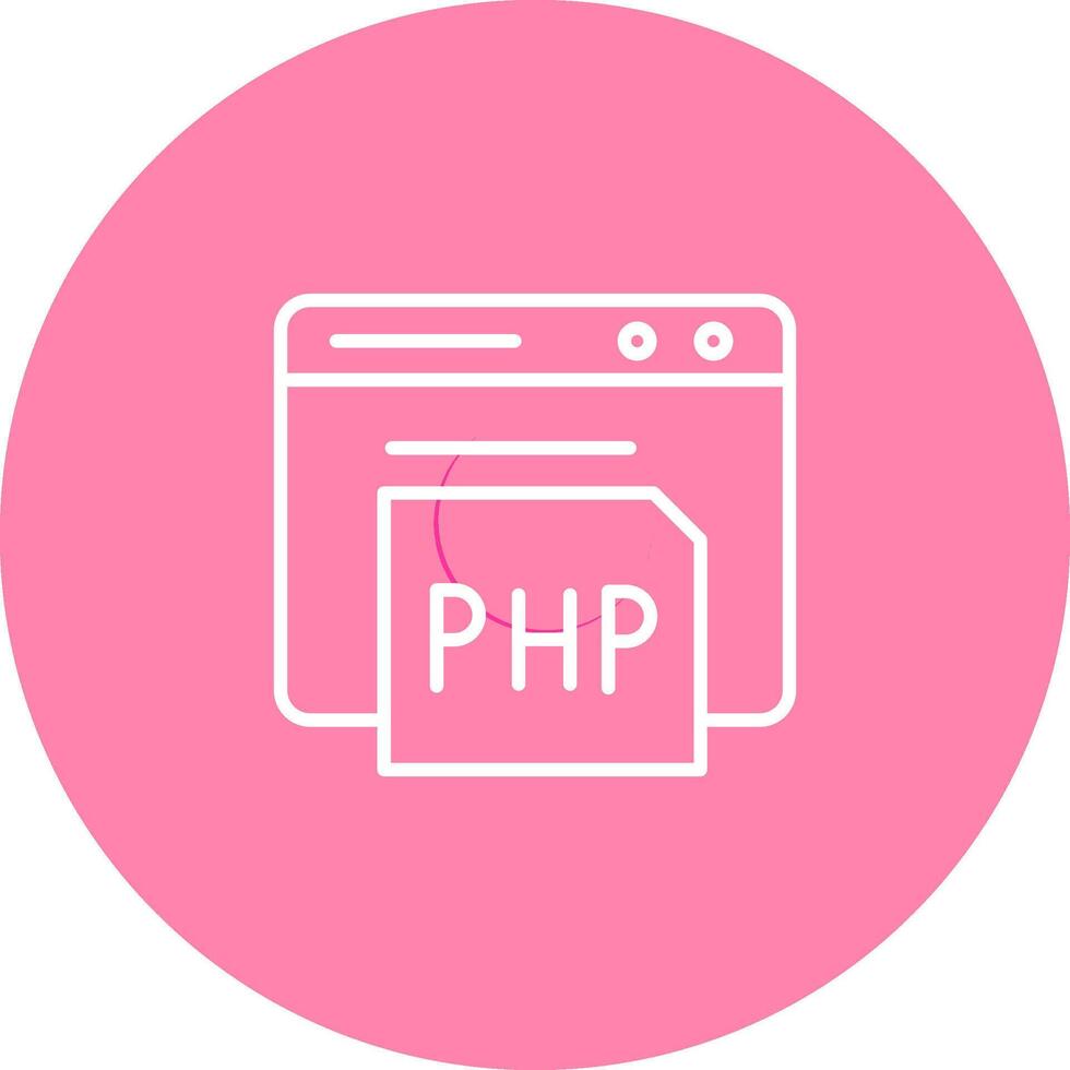 icône de vecteur php