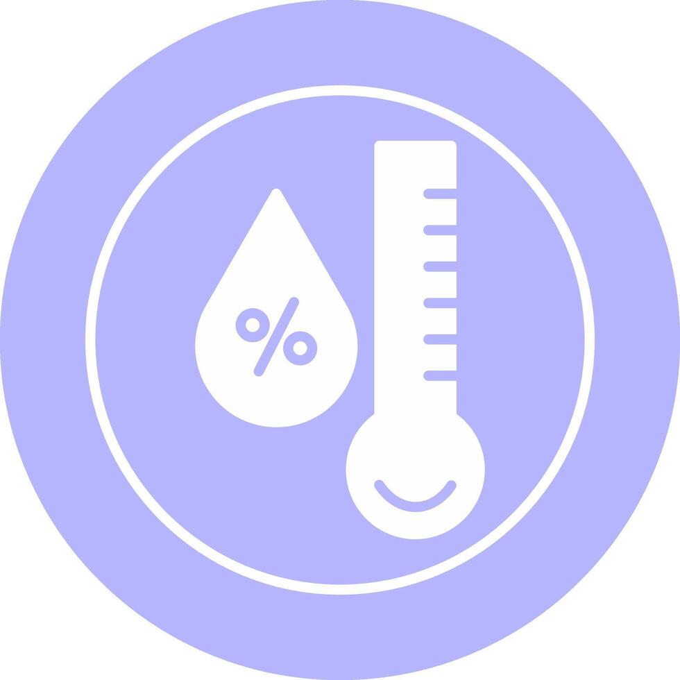 icône de vecteur d'humidité