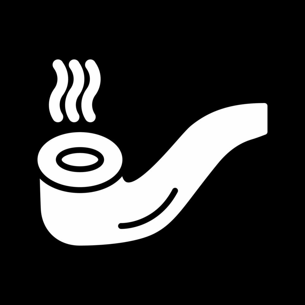 icône de vecteur de tuyau de cigare