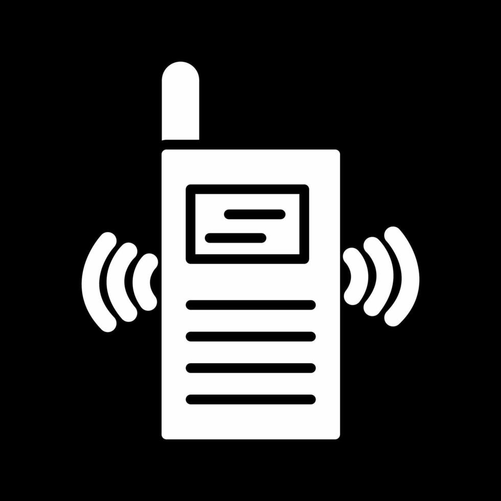 icône de vecteur de talkie-walkie