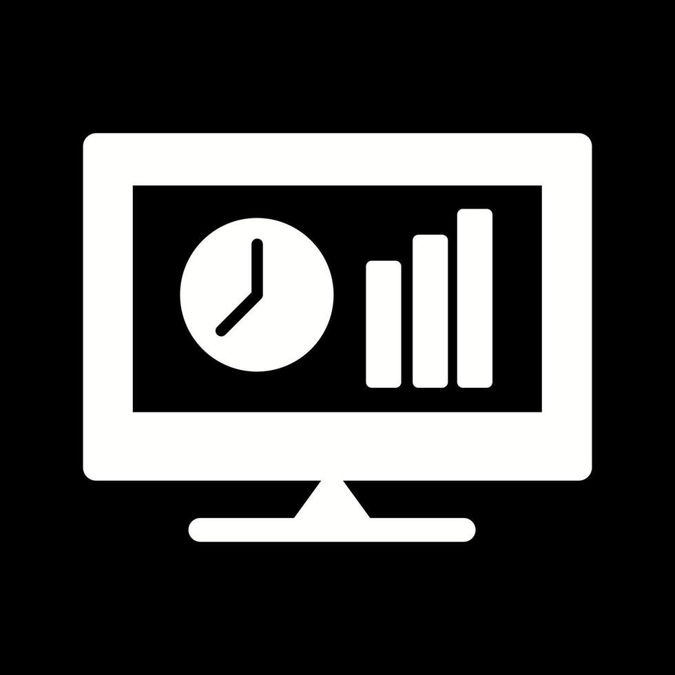 icône de vecteur de statistiques en ligne