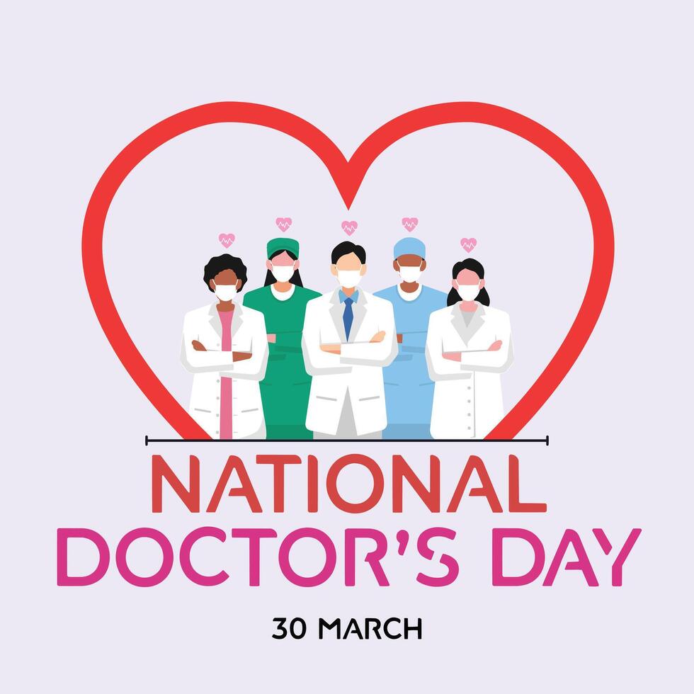 journée nationale des médecins vecteur