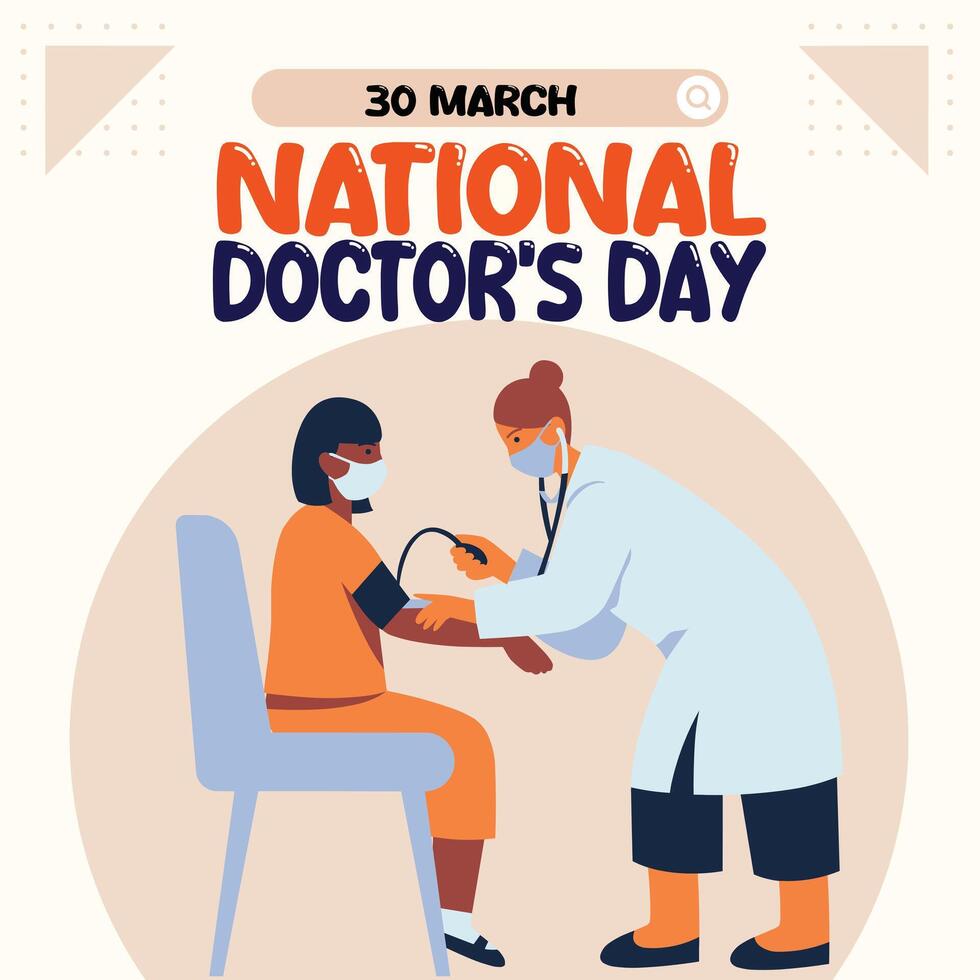 journée nationale des médecins vecteur